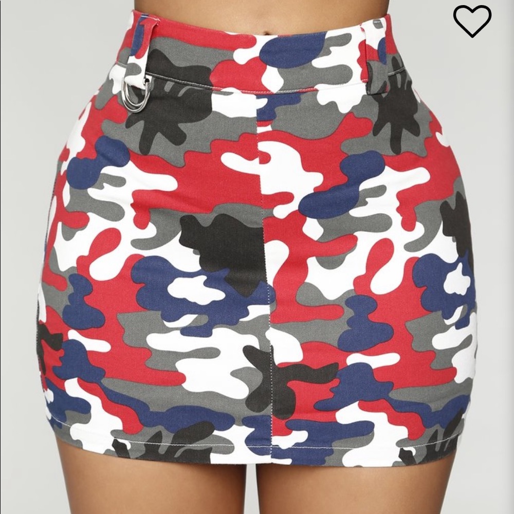 Camo Skirt Fashion Nova
